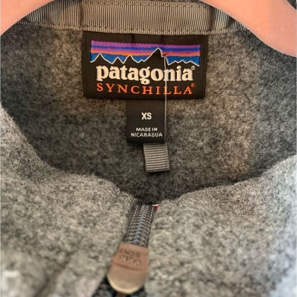 Patagonia Classic Synchilla  Grey zip vest size XS - Picture 5 of 13